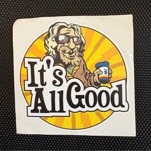 Vintage “It's All Good” Dutch Bros Sticker